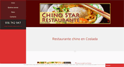 Desktop Screenshot of chinostarrestaurante.com