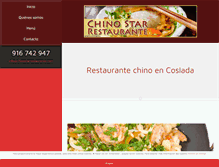 Tablet Screenshot of chinostarrestaurante.com